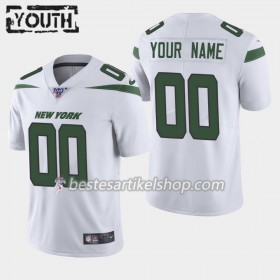 Kinder New York Jets Trikot Nike Weiß 100th - Personalisiert